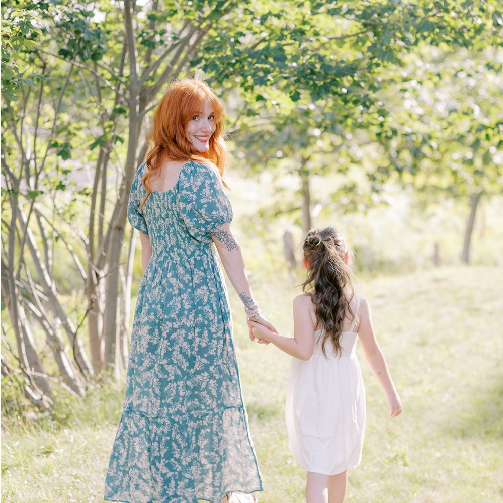 Free People Blue Floral Maxi Dress Small. Tag still attached